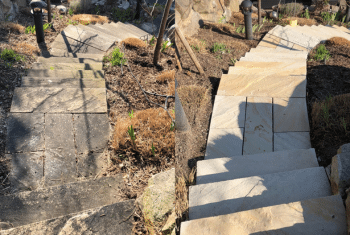 Gartenwege reinigen - die Steinreinigung vom Profi